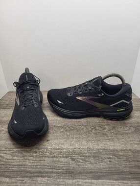 Brooks Ghost 15 Womens Size 8.5 Black Breathable Mesh Running Shoes